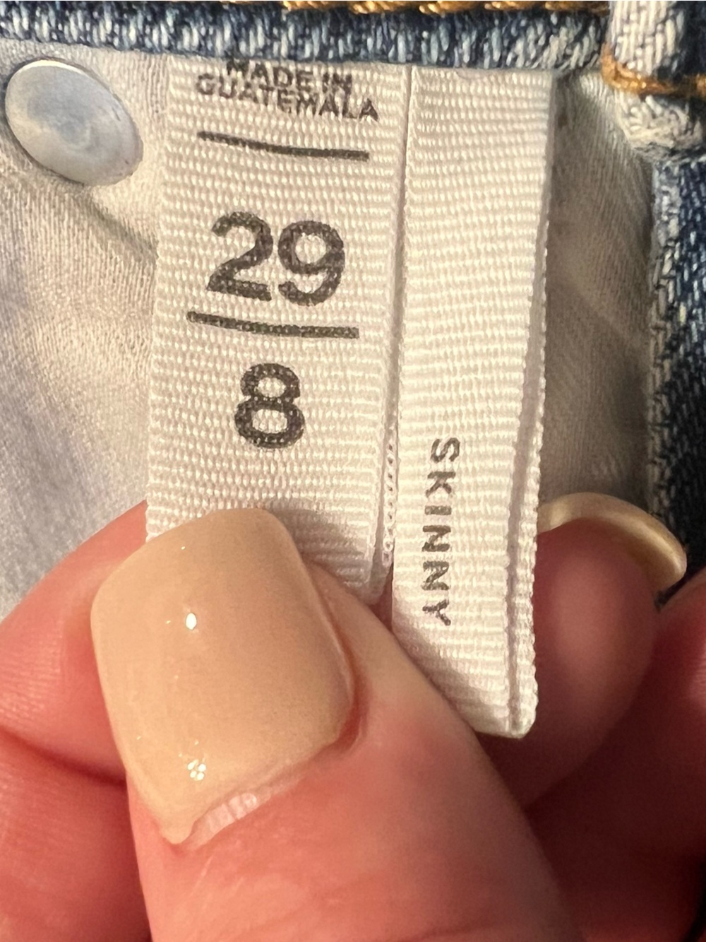 LOFT Skinny Light Wash Jeans 8/29 - Picture 3 of 10